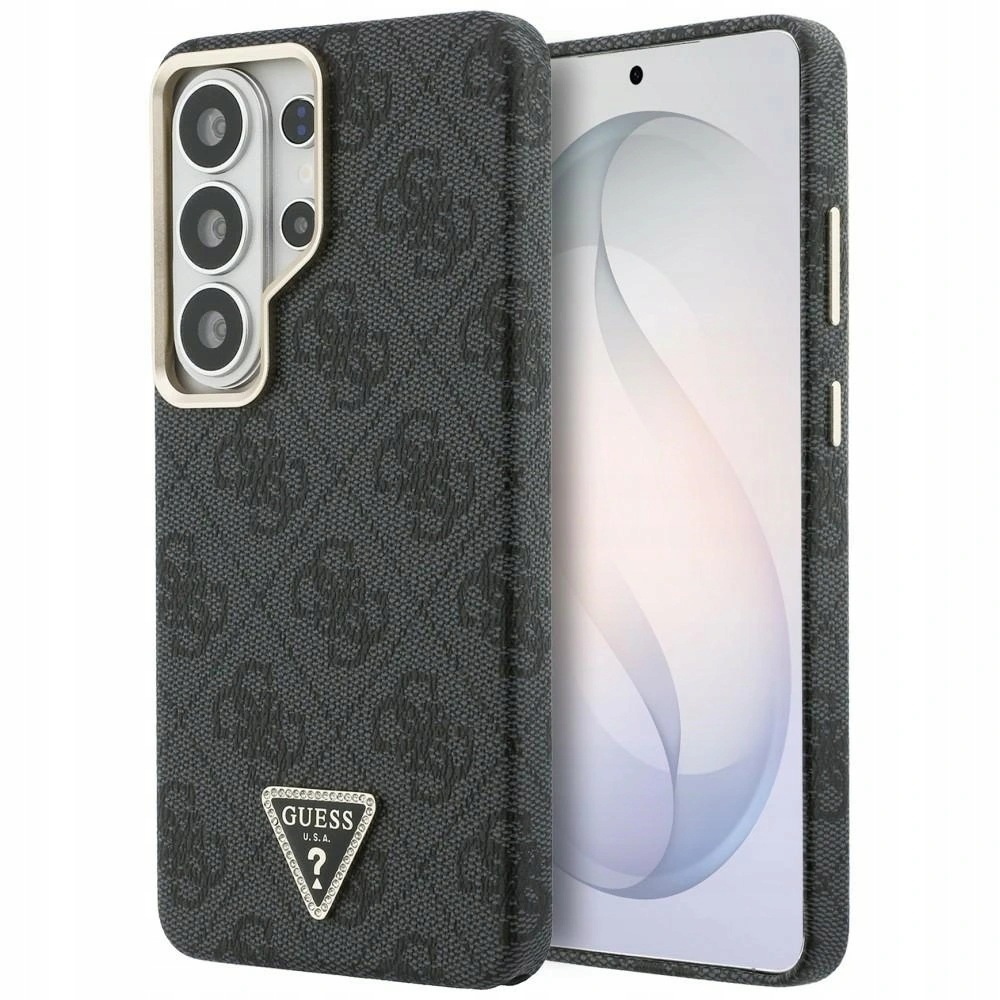 Guess 4G Triangle Logo MagSafe etui do Samsung Galaxy S26 Ultra czarne