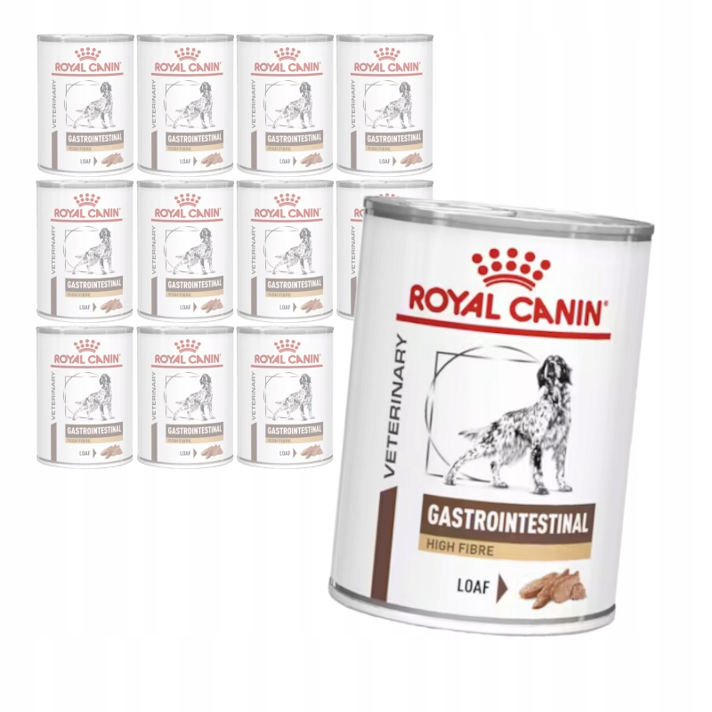 Royal Canin Vet Gastrointestinal High Fibre 12x410g Karma Dla Psa Pasztet