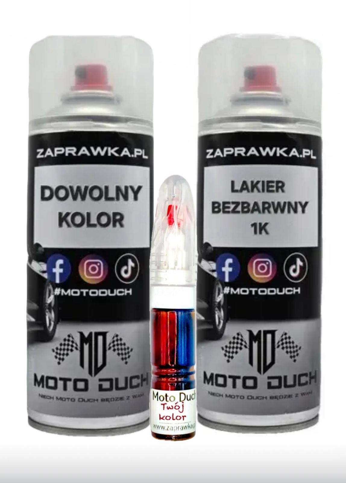 Baza Lakier Samochodowy Spray Zaprawka Lakier Bezbarwny
