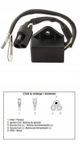 Modul Zapaľovania CDI Polaris 250R/ES Trail Boss '88 (3083910)