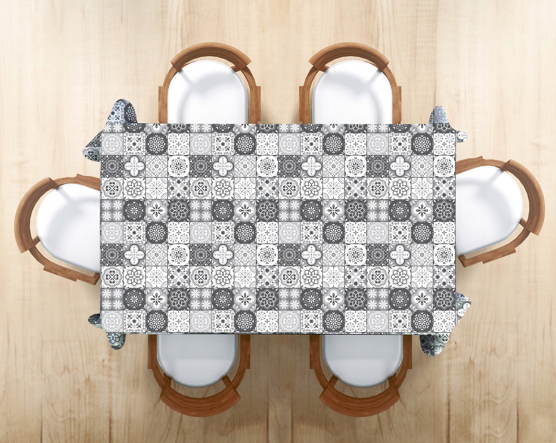 OBRUS PLAMOODPORNY NA WYMIAR - PROSTOKĄT KOŁO OWAL OSLO Typ obrus