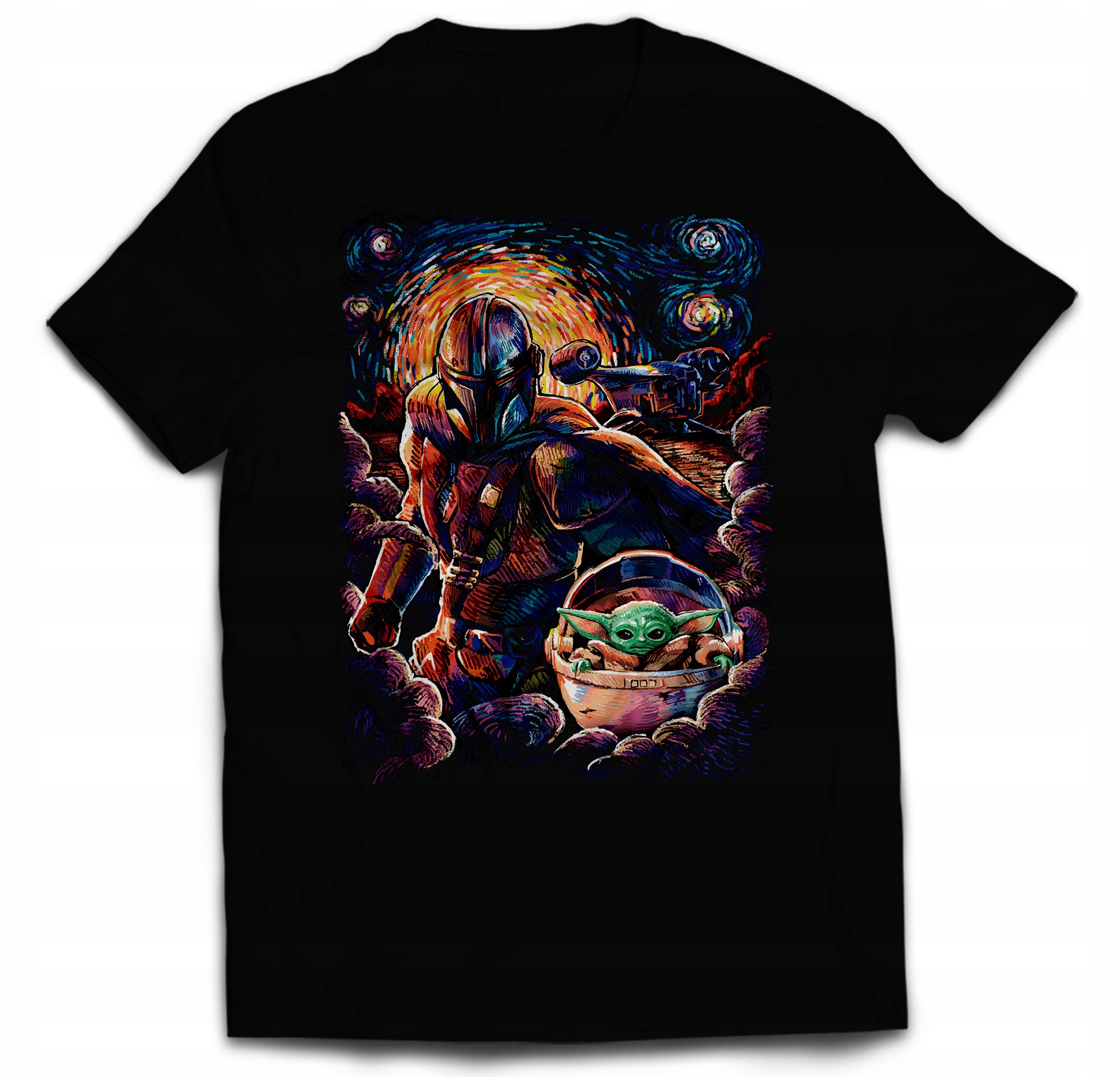 

Koszulka Mandalorian Starry Night Baby Yoda 4XL