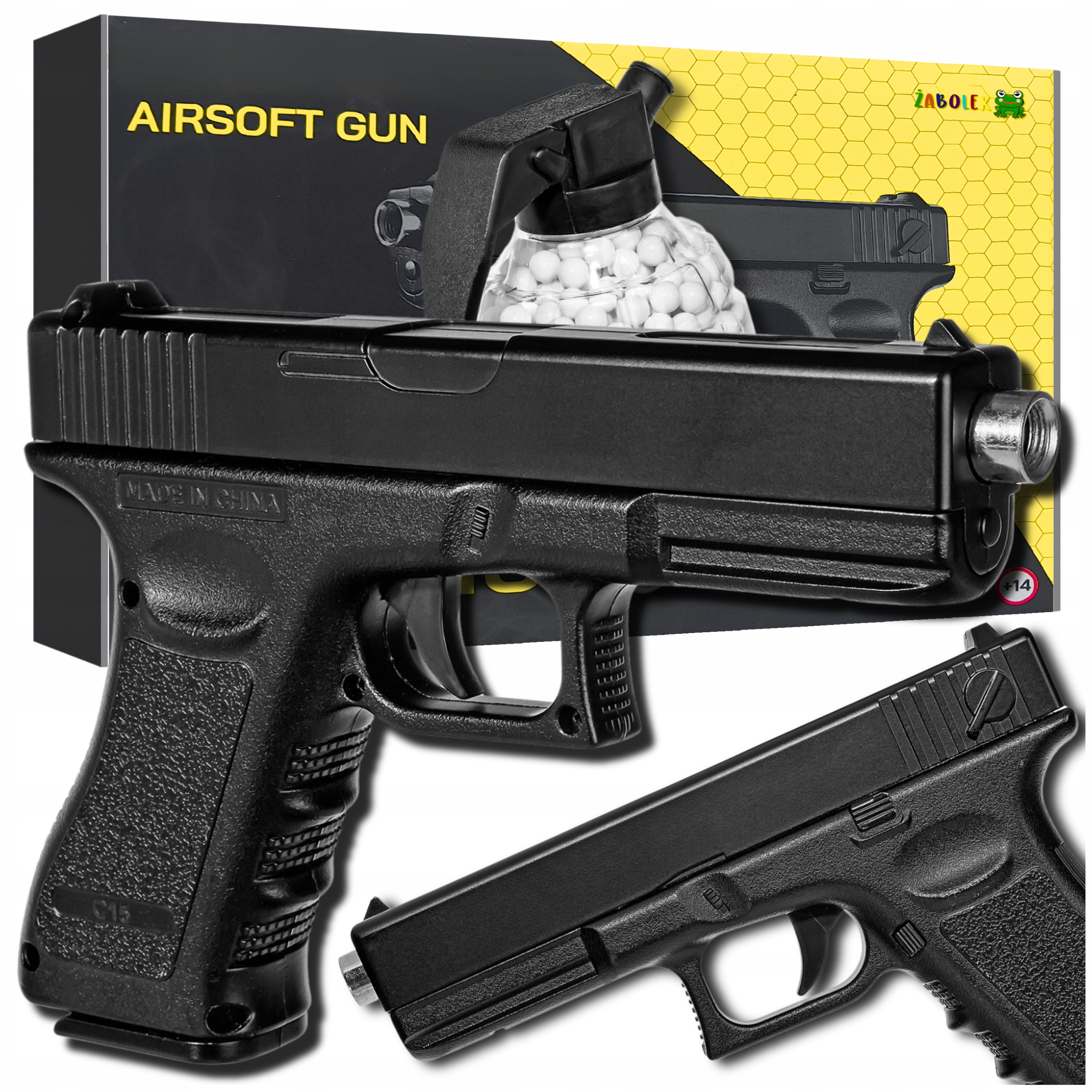 トイガン Glock 18c Glock18C 3rd Generation Evolution2 Frame HW (モデルガン