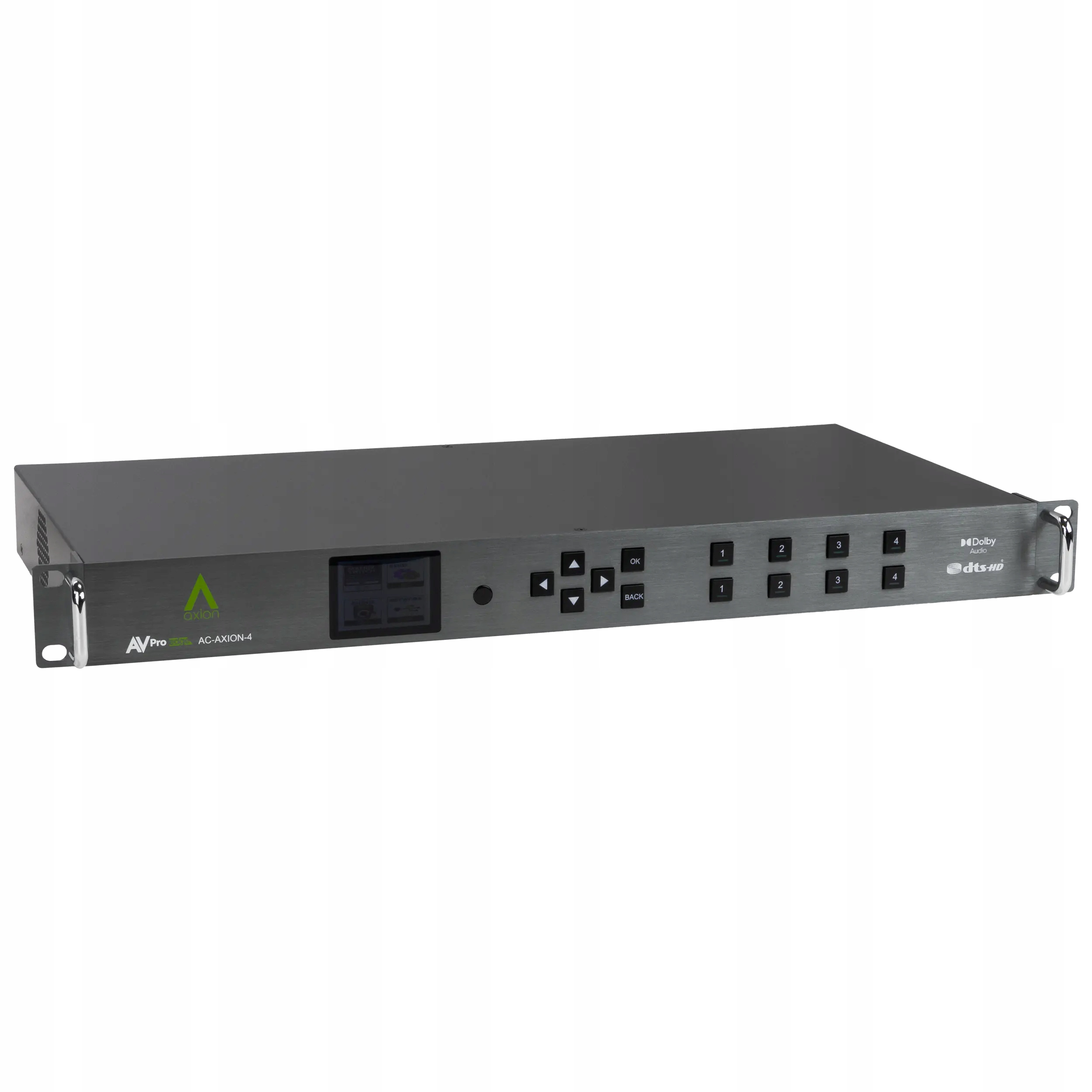 AVPro Edge AC-AXION-4 maticový prepínač 18 Gbps 4x4 HDBaseT RS232 Edid