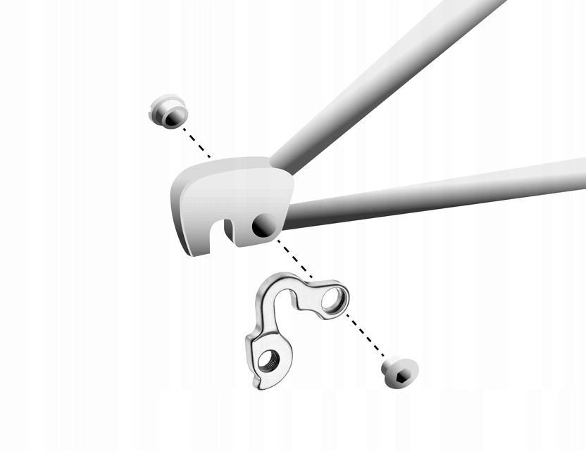 Hak przerzutki Union GH-129 do ramy rowerowej Marka Union