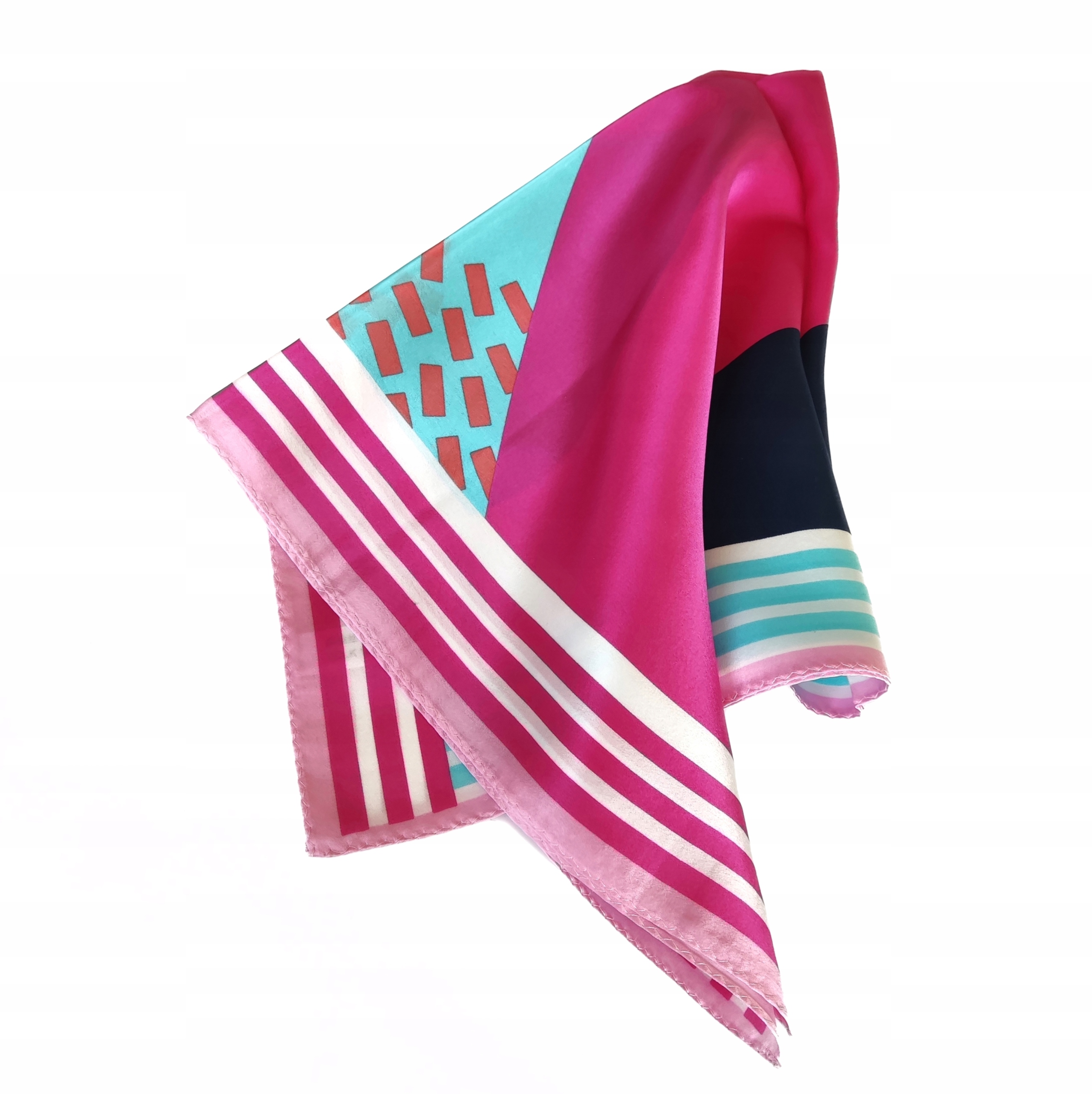 100% JEDWAB MARKOWA APASZKA CHUSTA JAKOŚĆ PREMIUM+ Marka LADORENA