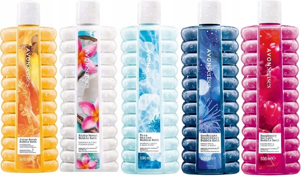 

Avon Zestaw Płynów do Kąpieli 5x500ml
