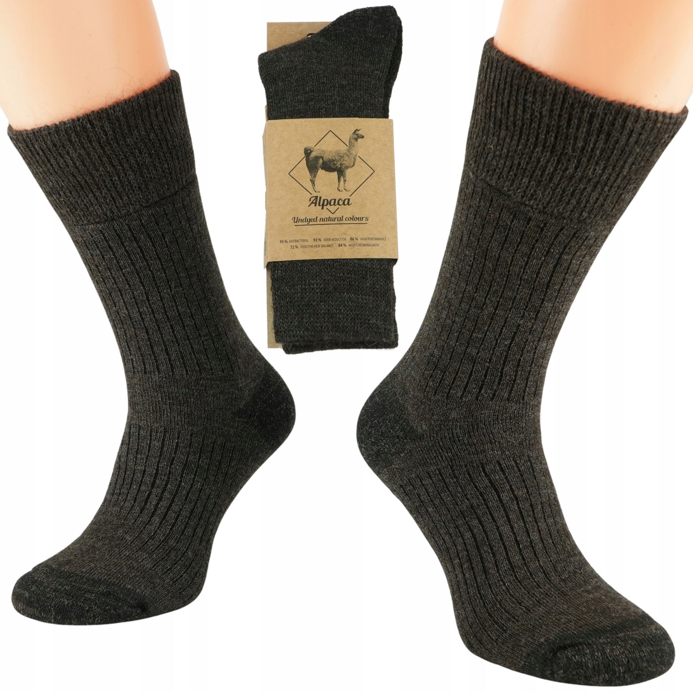 Comodo Stan Skarpety Trekkingowe w Góry Zimowe Merino Alpaca roz 35-38