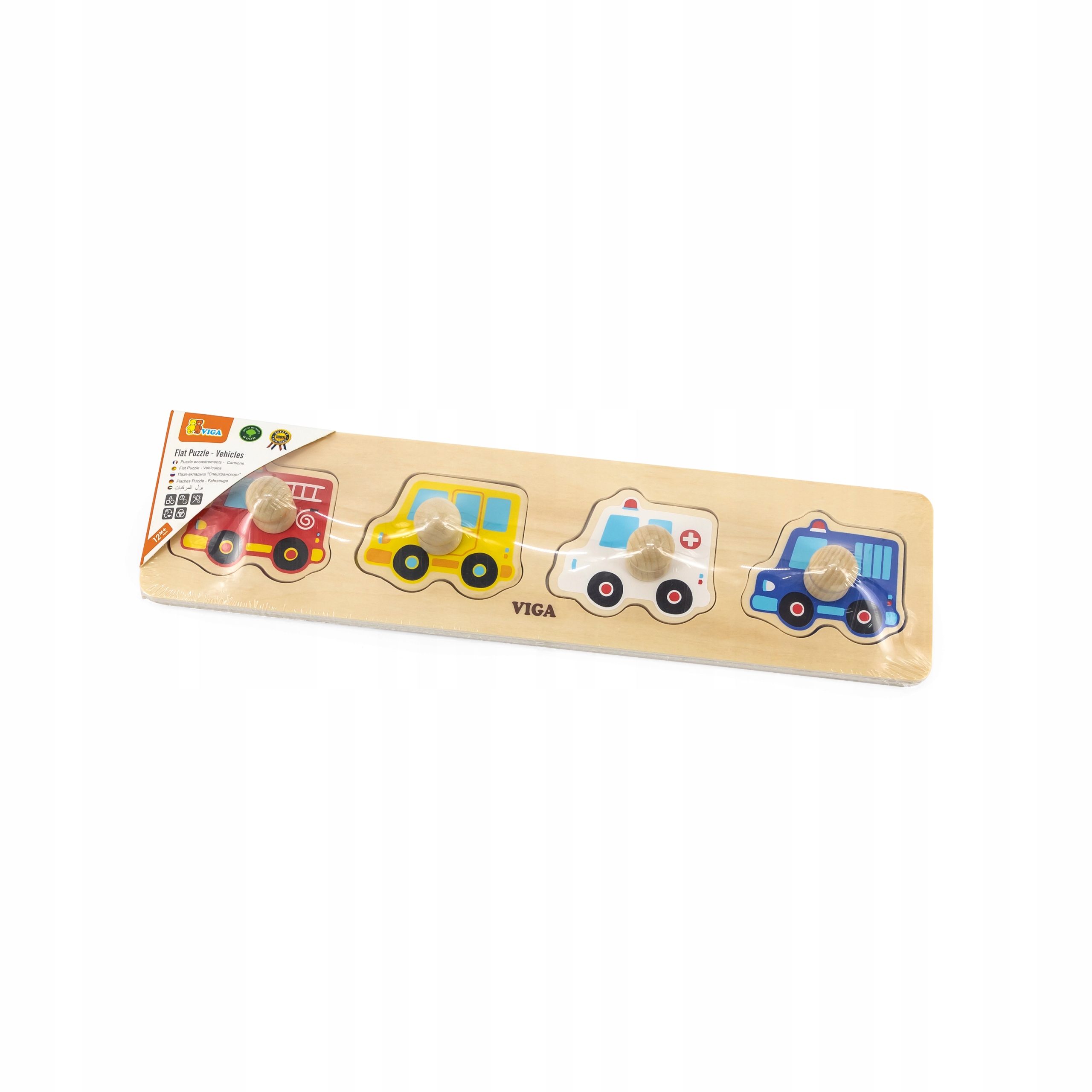 

Viga Auta 12m+ Puzzle Dla Najmłodszych Z Uchwytami