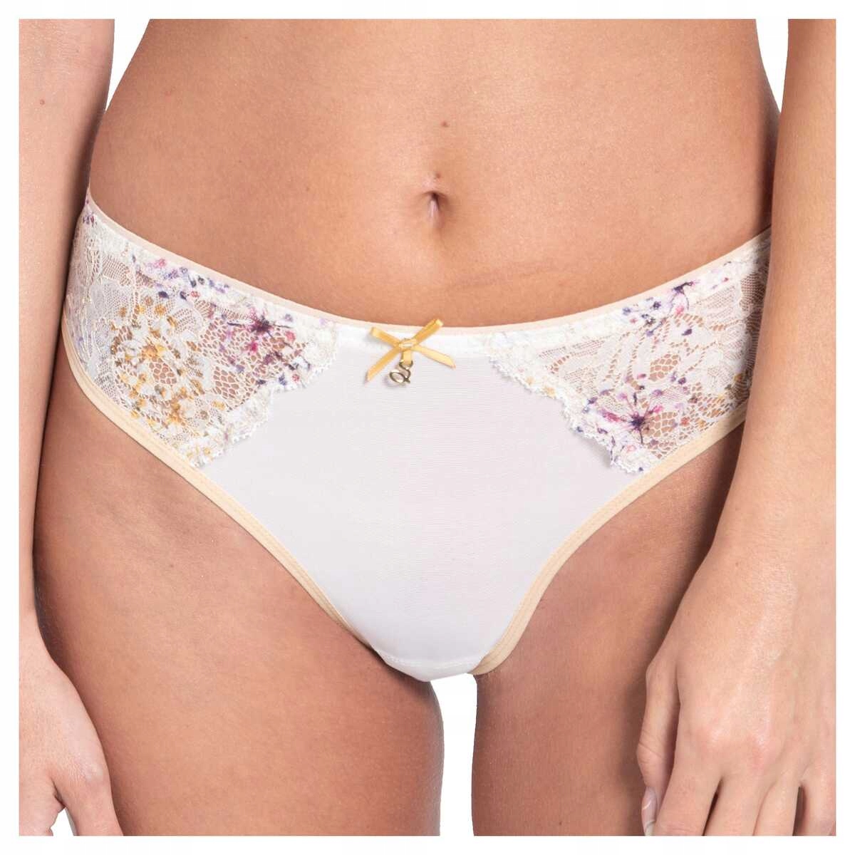 Samanta Kalhotky tanga Vivian M300 sušenkové pohodlné kalhotky dámské M