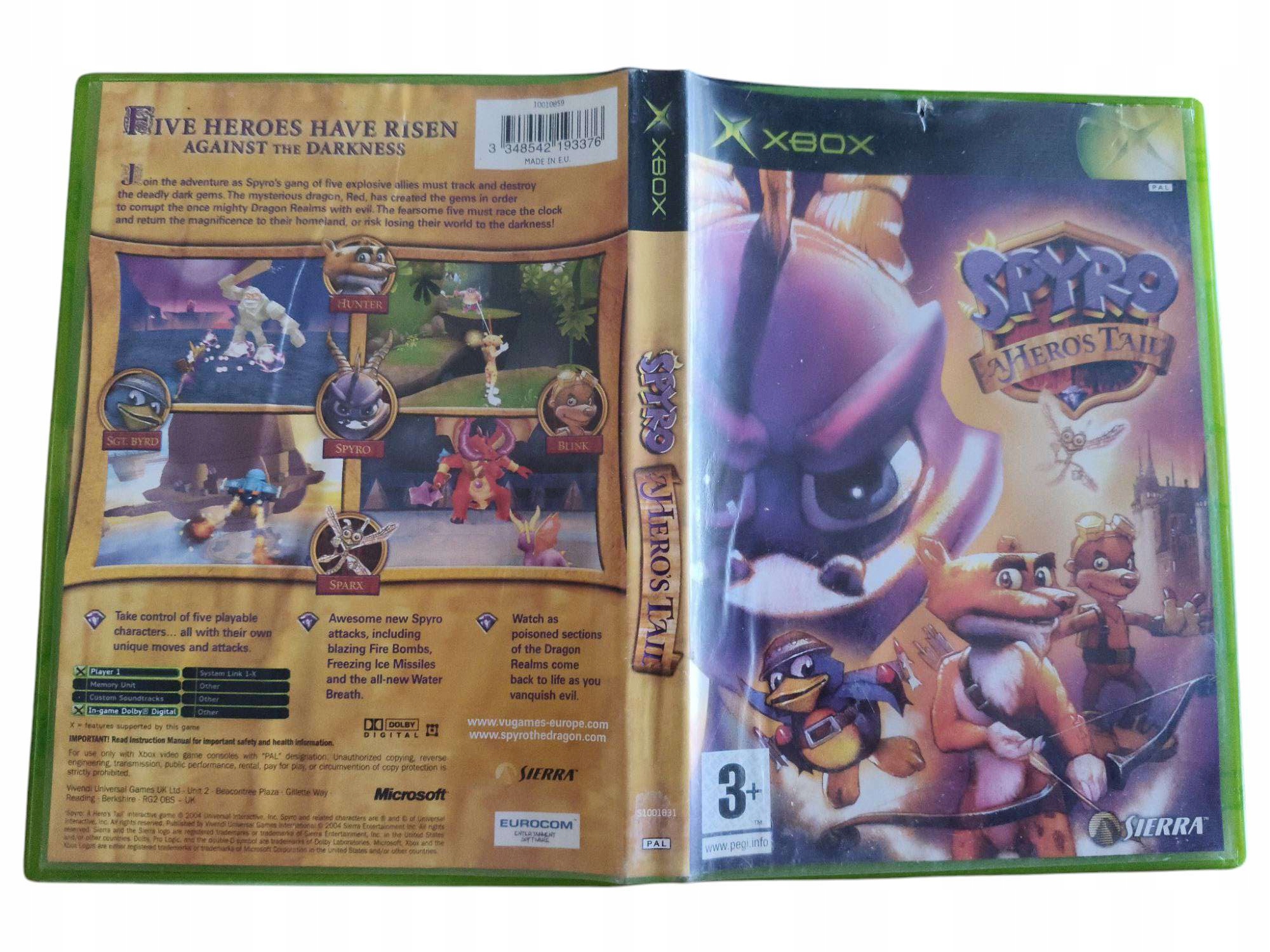 XBOX CLASSIC SPYRO HERO'S TAIL / AKCJA