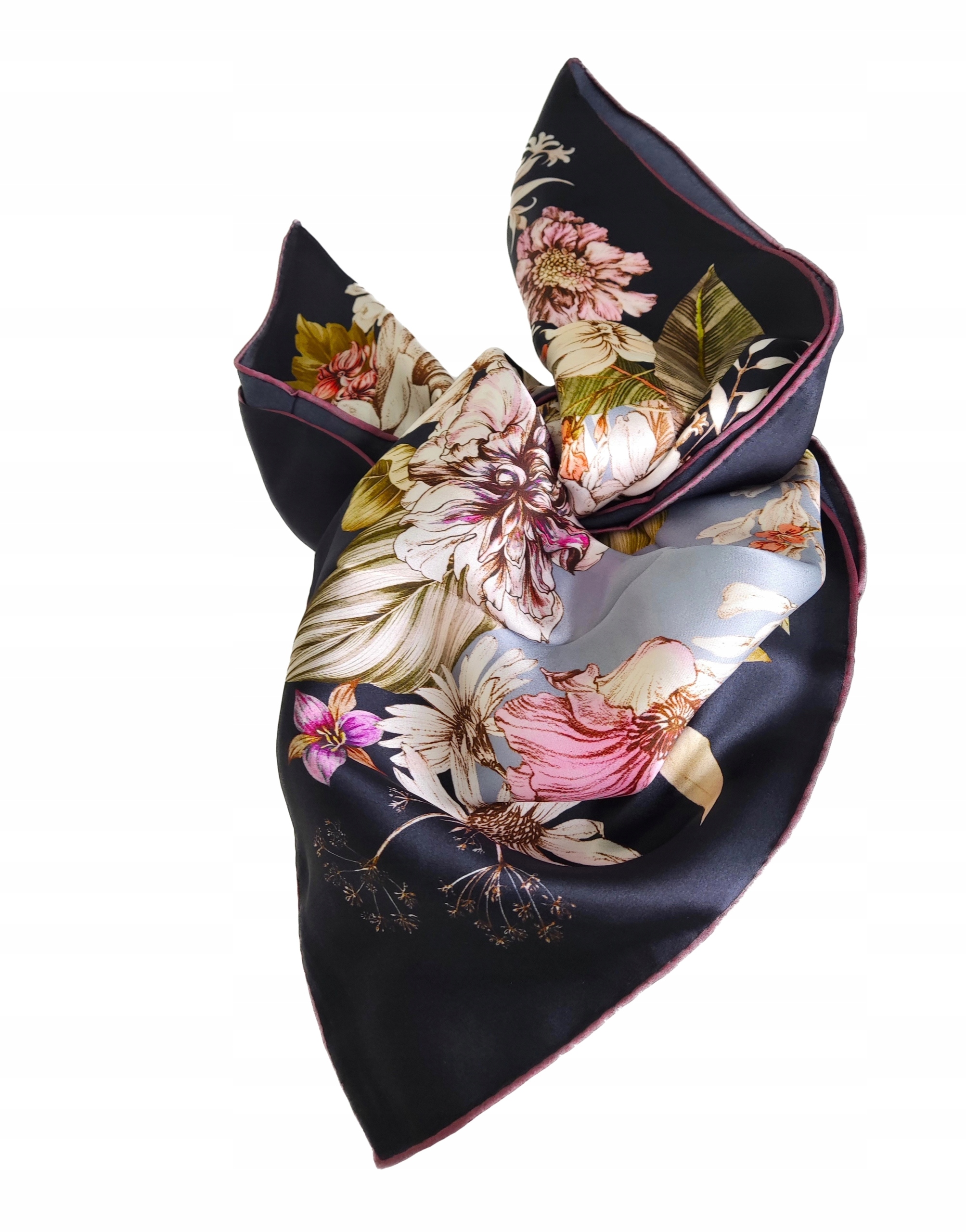 100% Hedvábí, Značkový Šátek, Šátek, Prémiová Kvalita