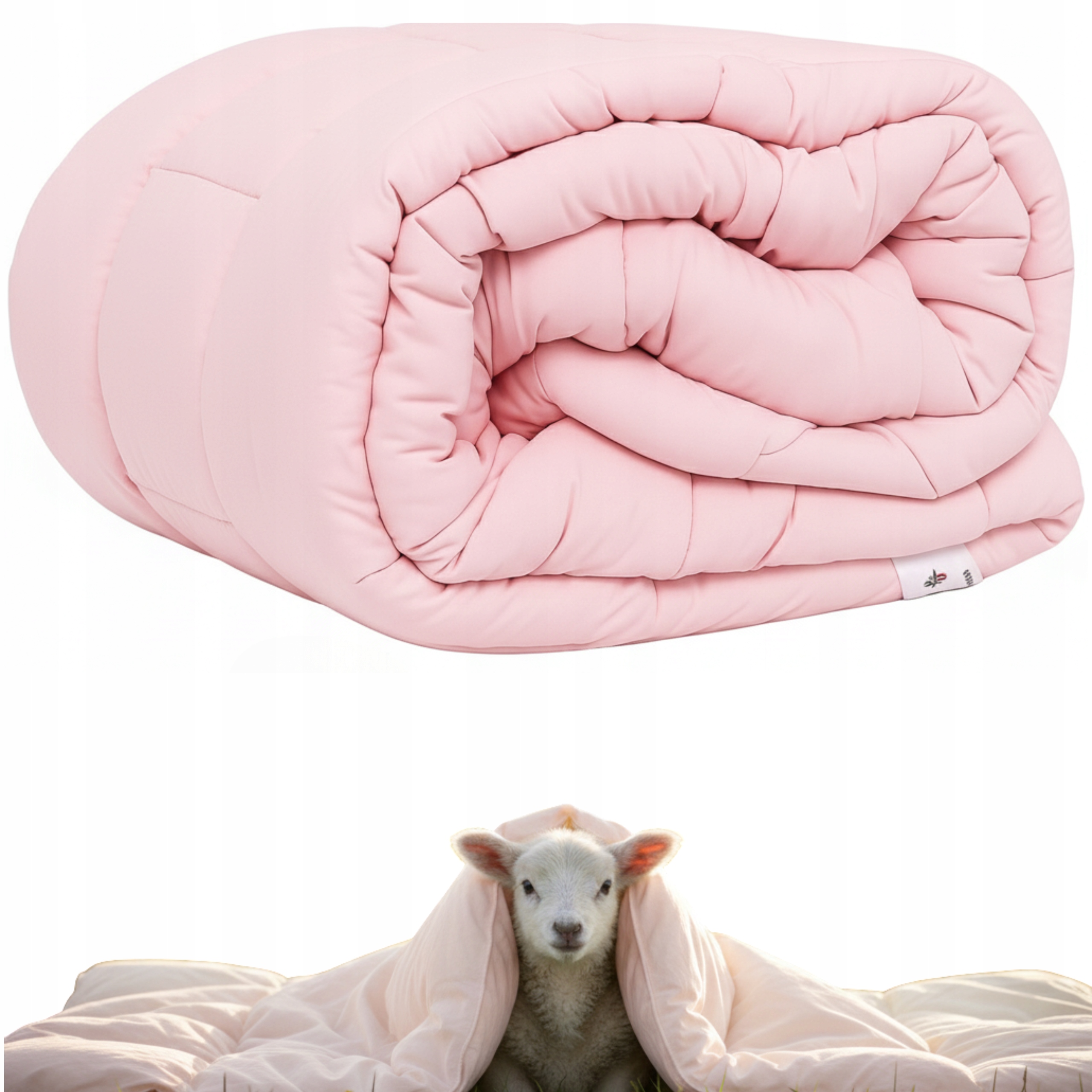 Zimní Přikrývka 200x220cm z ovčí vlny, teplá, silná a měkká, z ovčí vlny Pl