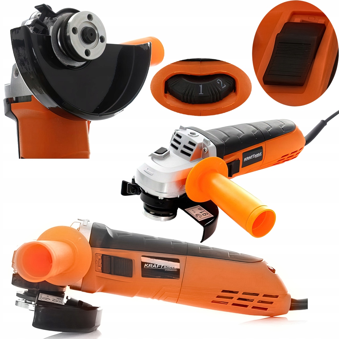 Úhlová Bruska Flexa Bruska 230 V 12000 ot/min 1500 W 125 mm Kraft&Dele