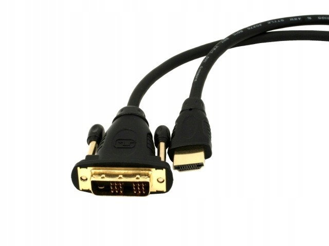 

Kabel Hdmi męski na DVI-D męski 18+1 Sl 3.0 m
