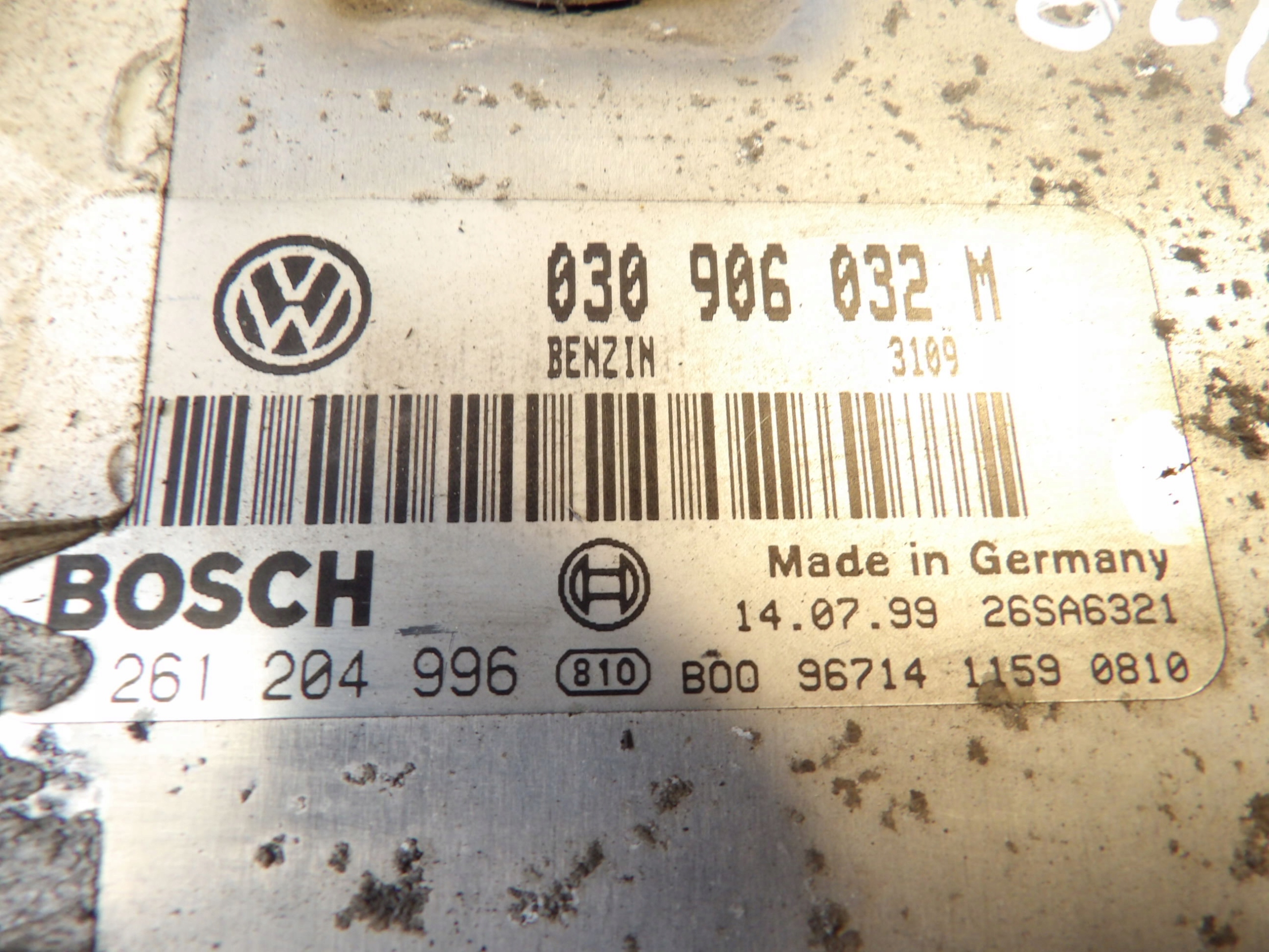 COMPUTER SEAT AROSA 1,4B 0261204996 030906032M