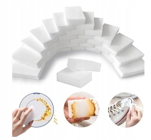 

Magiczna Gąbka Do Czyszczenia brudu plam 50 sztuk