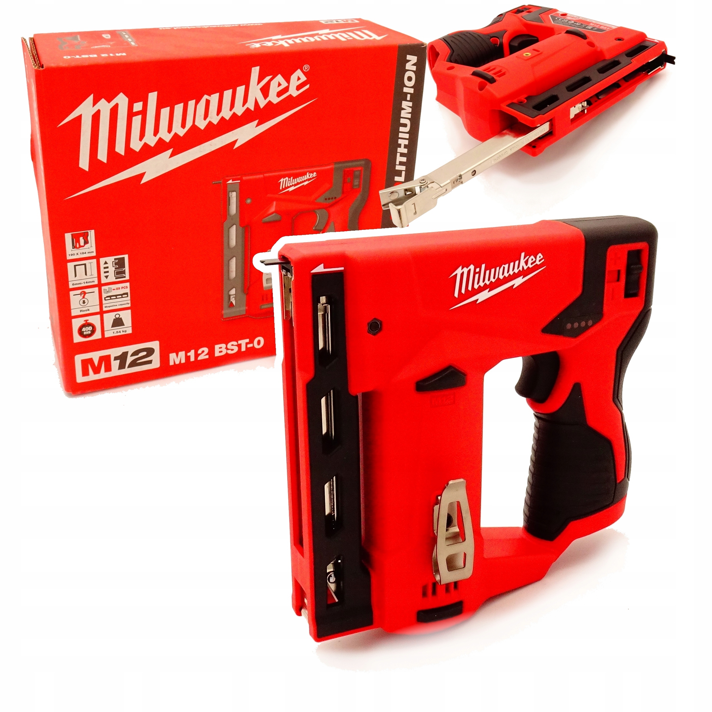 Zszywacz akumulatorowy Milwaukee M12 BST-0 a 6-14 mm 4933459634