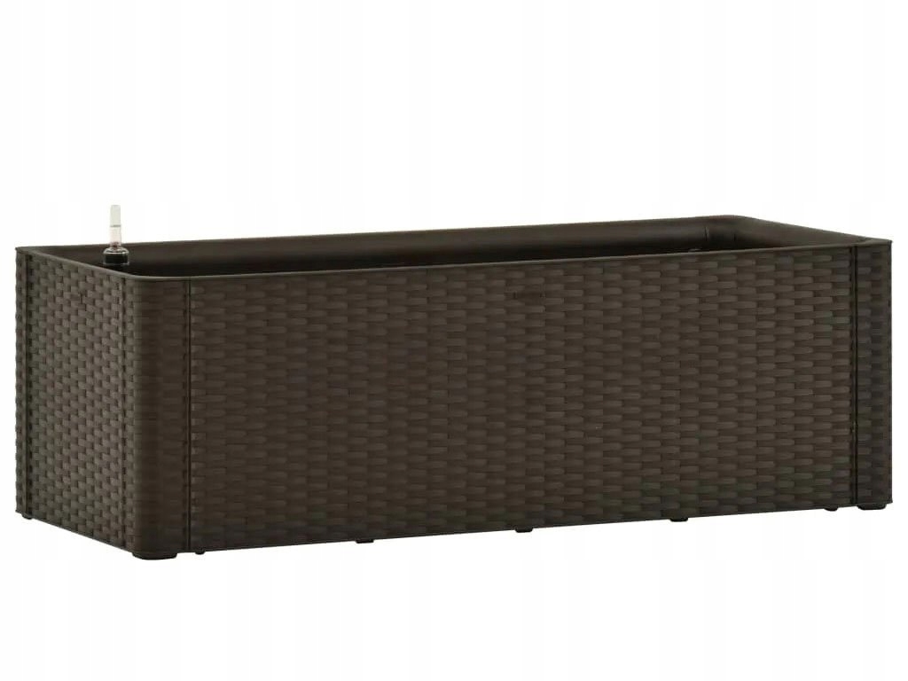 Samozavlažovací kvetináč,vyvýšený záhon Stefanplast Natural Deluxe 100 moka