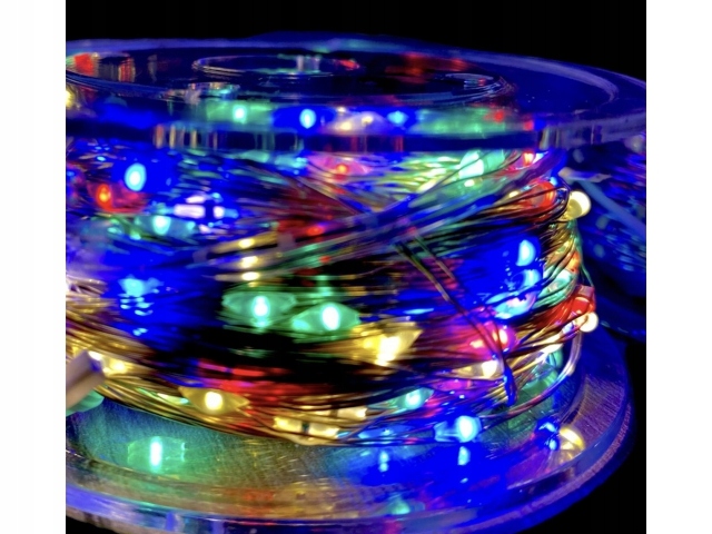 LAMPKI CHOINKOWE DRUCIKI 300LED ŚWIĄTECZNE LEDY ŚWIATEŁKA 30M NOWOŚĆ Zastosowanie na zewnątrz