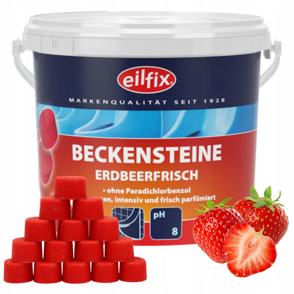 Levně Eilfix Vonné kostky do pisoáru Neutralizuje vůni moči Jahoda