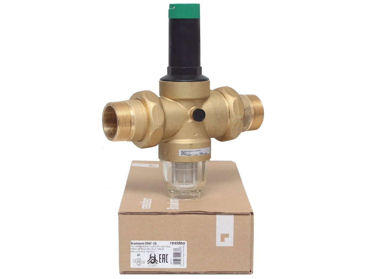Regulátor tlaku D06F 2 Braukmann Resideo Honeywell reduktor