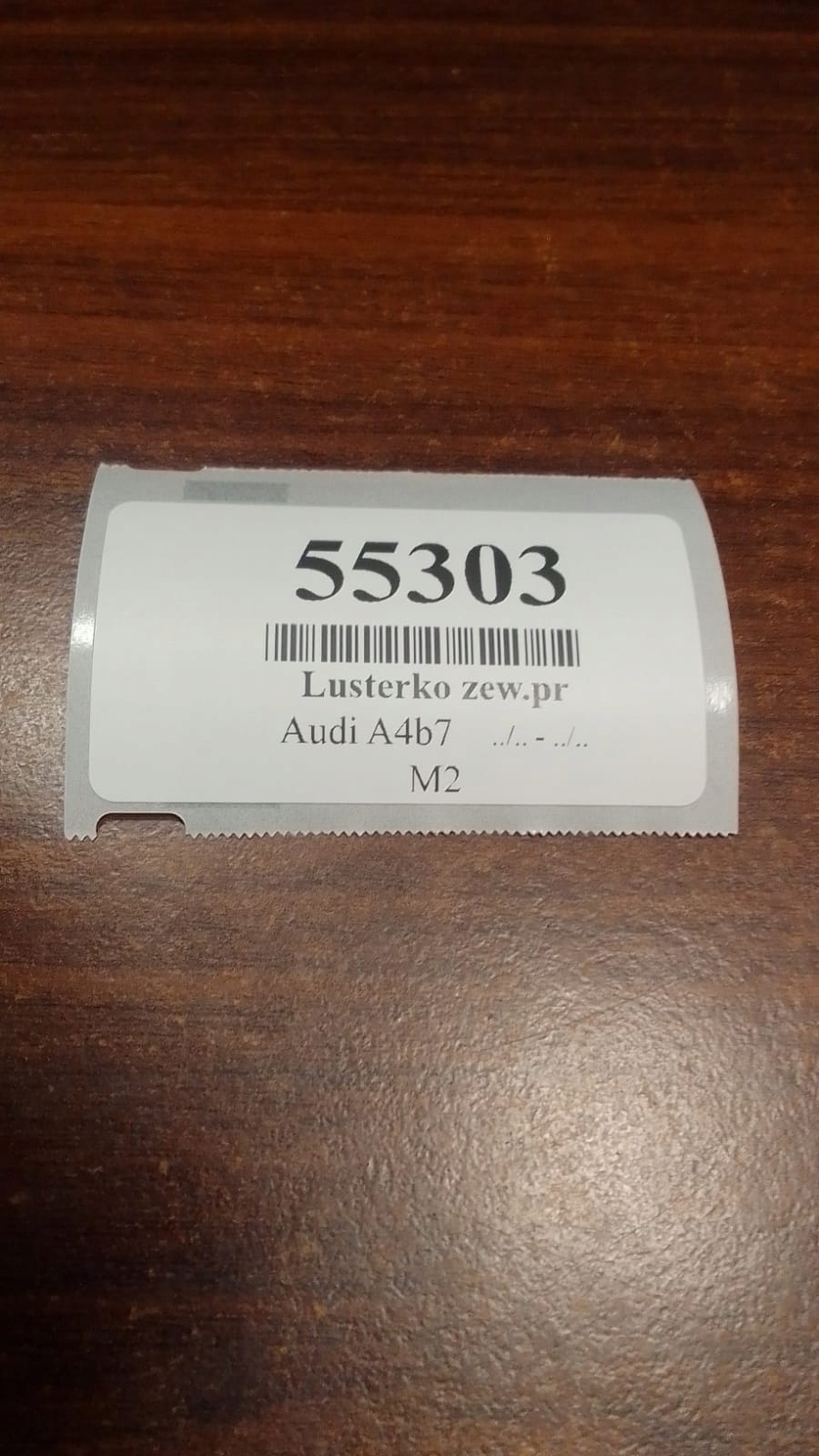 AUDI A4 B7 mirror exterior right 5 PIN LY5K
