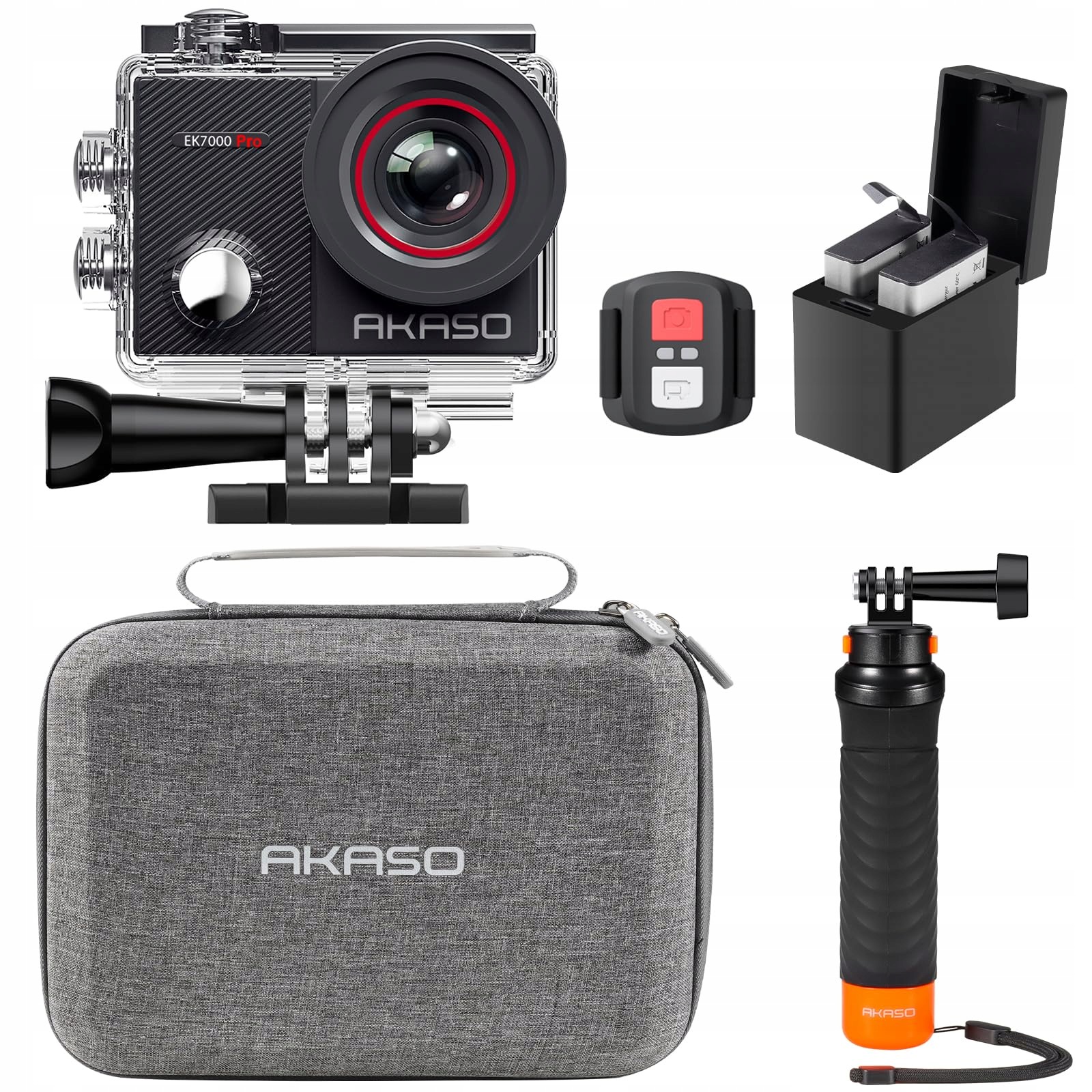 Akaso Action Cam 4K30FPS 20MP, podvodní kamera, WiFi, ultra Hd