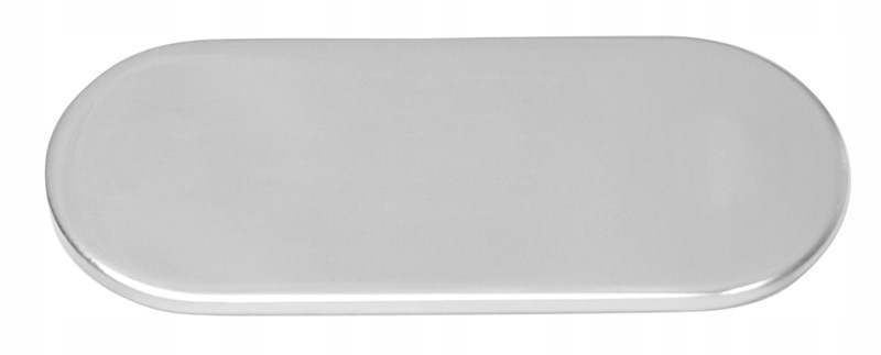 Podkładka oporowa nierdzewna uchwyt 75x30x3 oval pod knagi ucha stopki