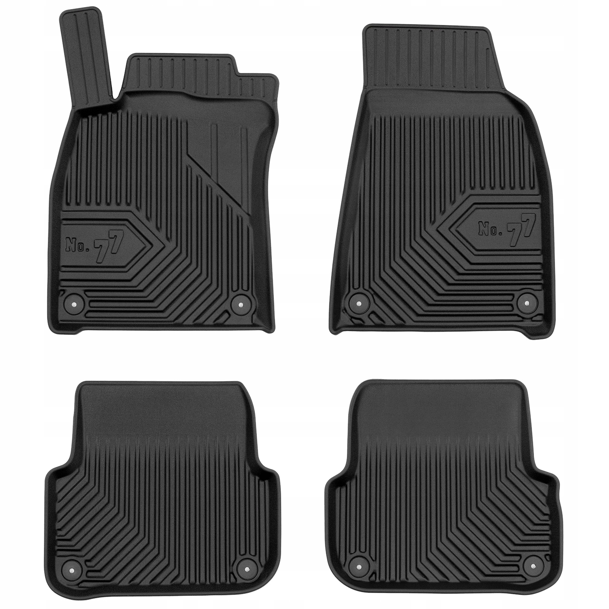 Gumové koberce č.77 Audi A6 C6 2004-2006