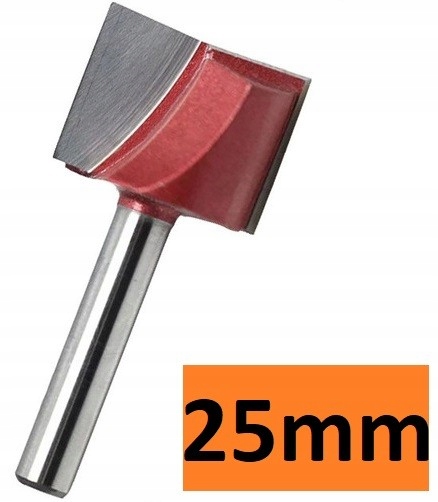 Frez do planowania 25mm chwyt 6mm 3D VHM węglik