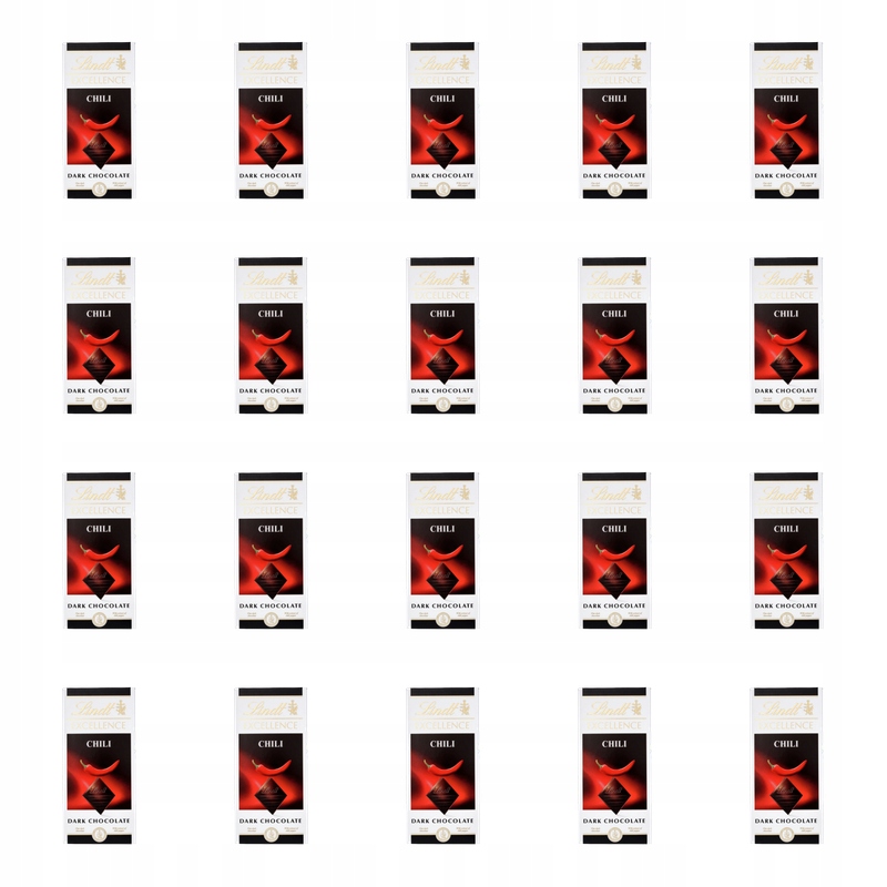 Lindt Excellence Chilli 100g X20