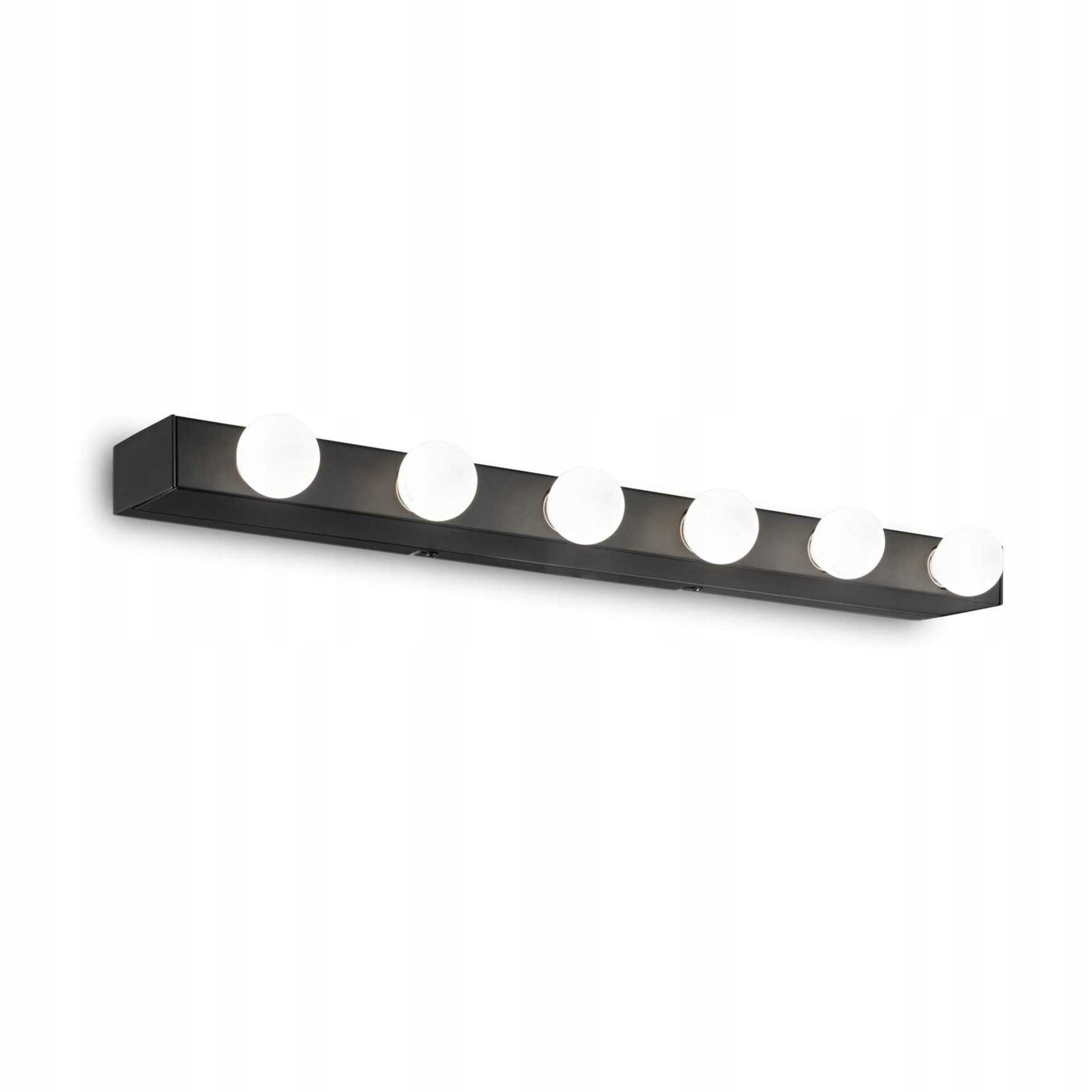 Nástenné svietidlo Ideal Lux Prive AP6 čierne 6xE14 60,5cm