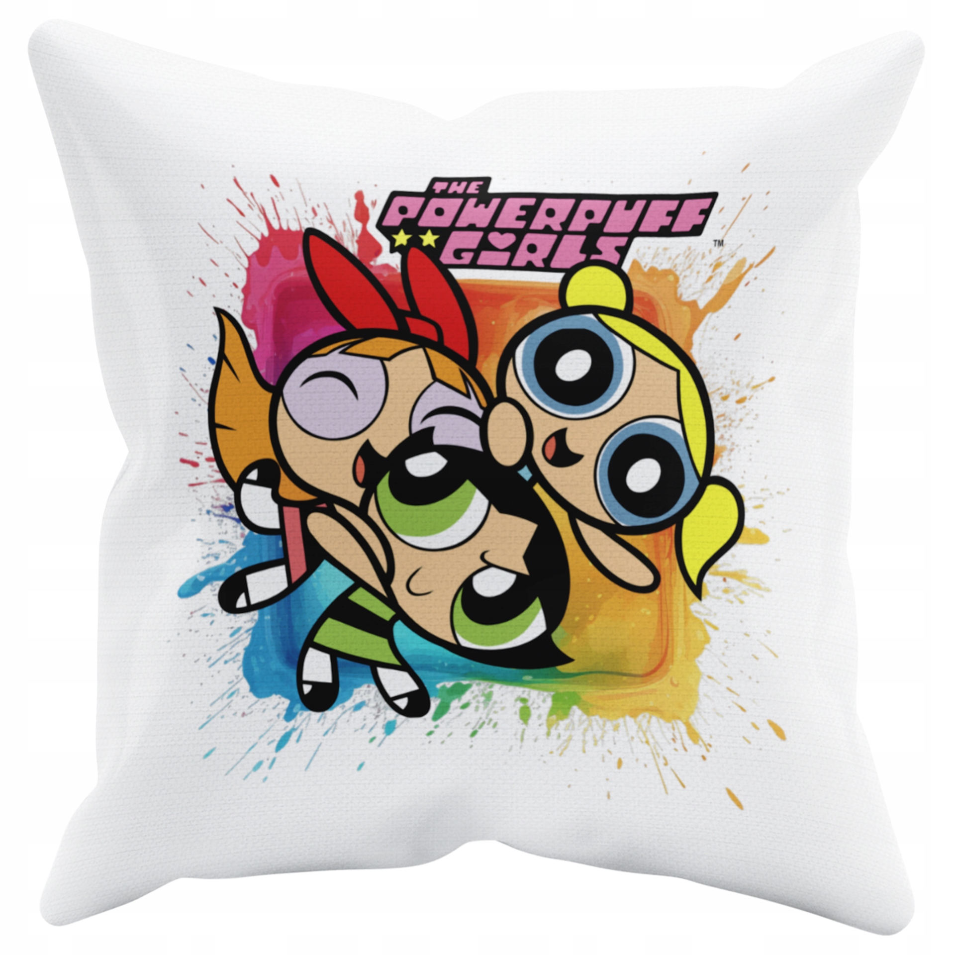 POSZEWKA NA PODUSZKĘ JAŚKA DO PRZEDSZKOLA ATOMÓWKI + IMIĘ GRATIS Kolor dominujący biel