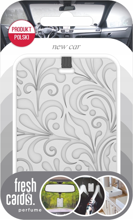 

Fresh Cards -zapach do auta, szafy, domu New Car