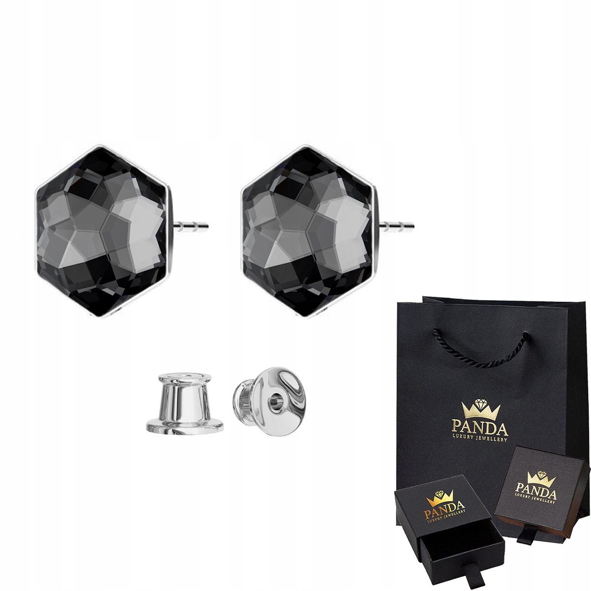 

Srebrne Kolczyki Sztyfty Swarovski Srebro 925