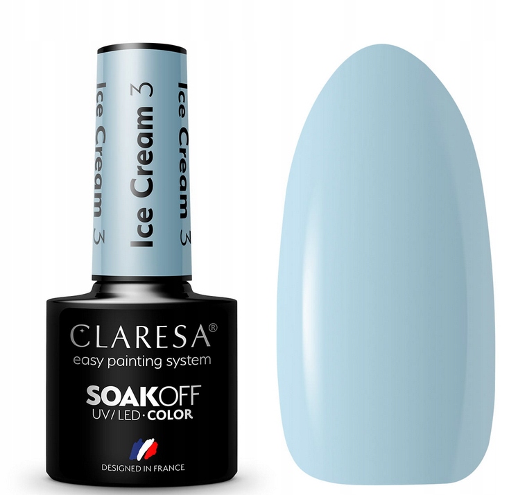 

Claresa Ice Cream 3 Pastelowy Lakier Hybrydowy