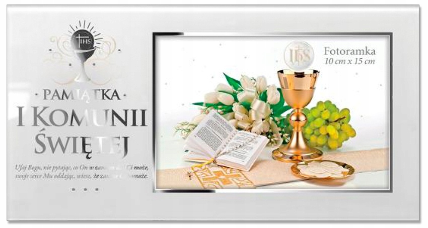 

Wspaniała Ramka na zdjęcie Komunijne na I Komunię!