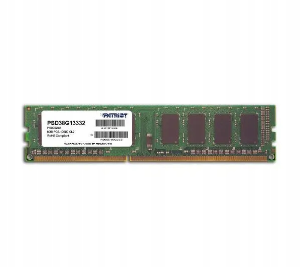 Pamięć Ram do komputera Patriot PSD38G13332 DDR3 8GB 1333 CL9