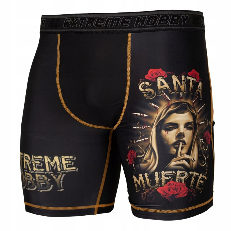 Kompresní Kraťasy Extreme Hobby Santa Muerte velikosti XXXL