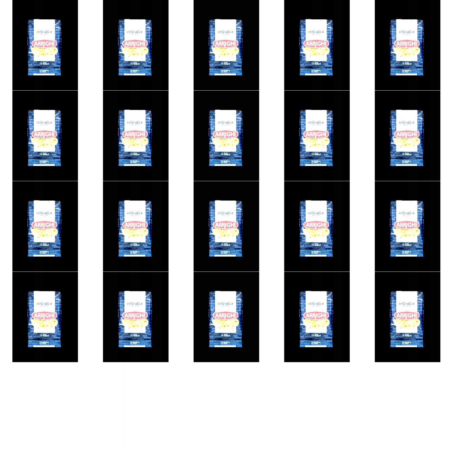 Levně 20 x 500 g Arrighi malé mušle č. 42 Karton