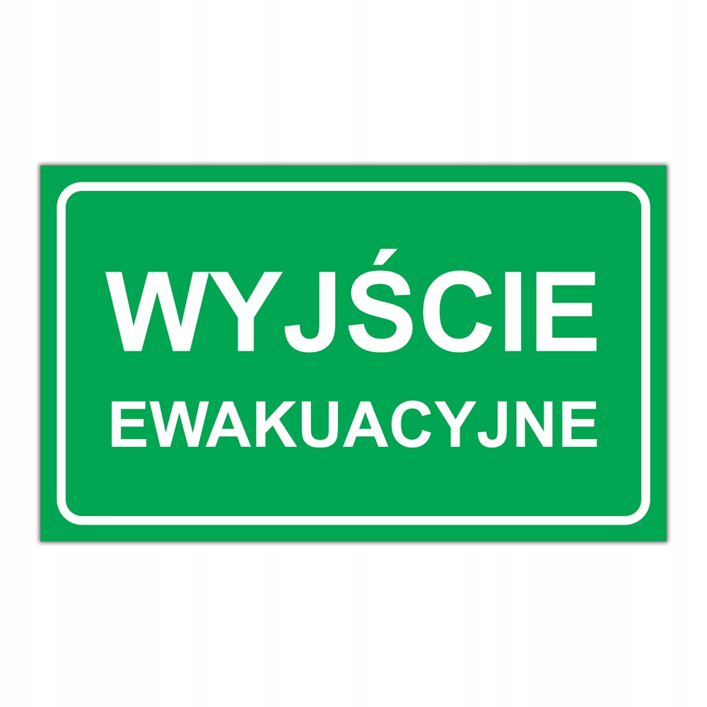 

Tabliczka Pcv Wyjście Ewakuacyjne
