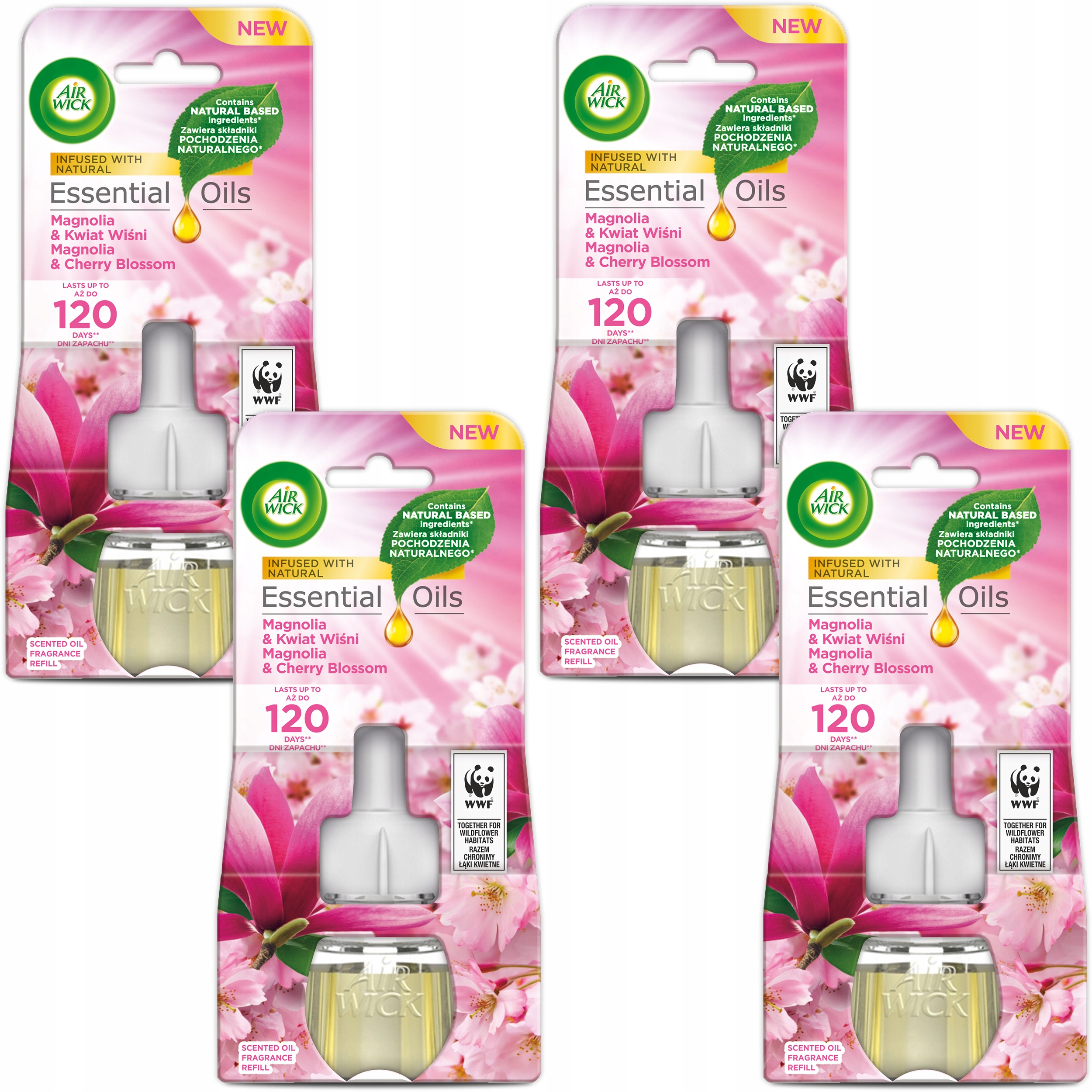 

Air Wick Odświeżacz Elek Magn i Kwia 4*19ml Zapas