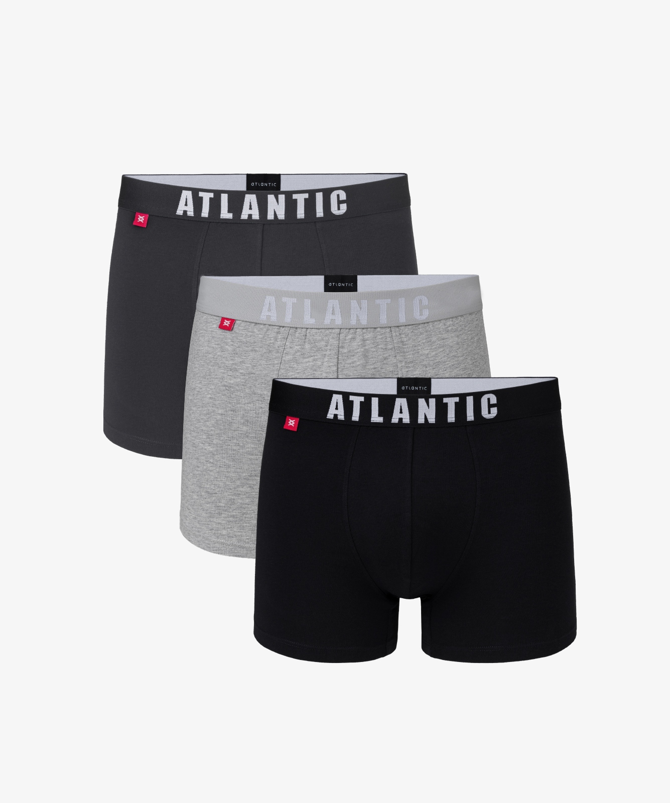 

3-PACK Bokserki majtki męskie bawełna Atlantic M