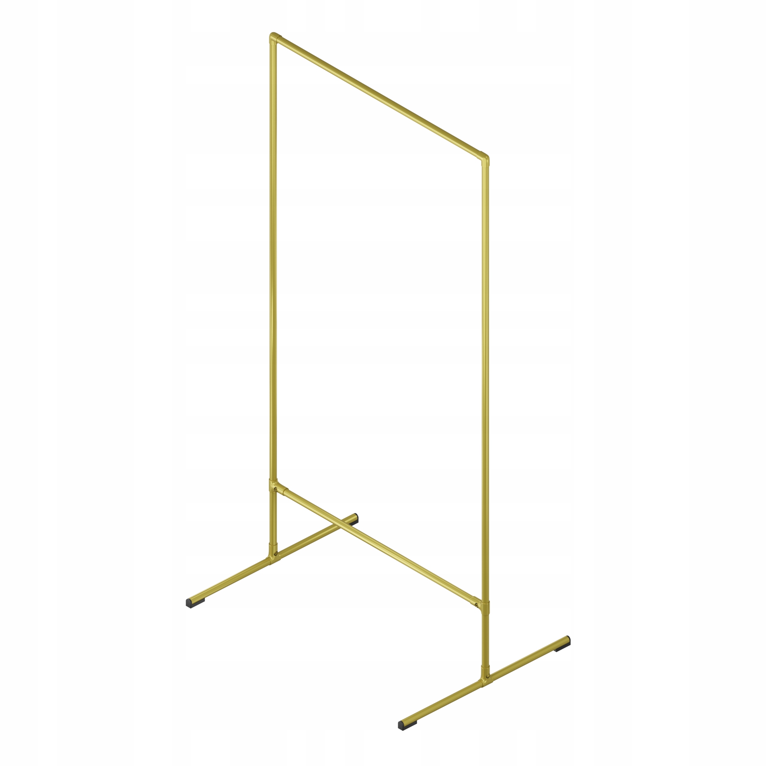 Stojanový Kovový Věšák Na Oblečení Stojan Zlatý 1x2 m Fonger