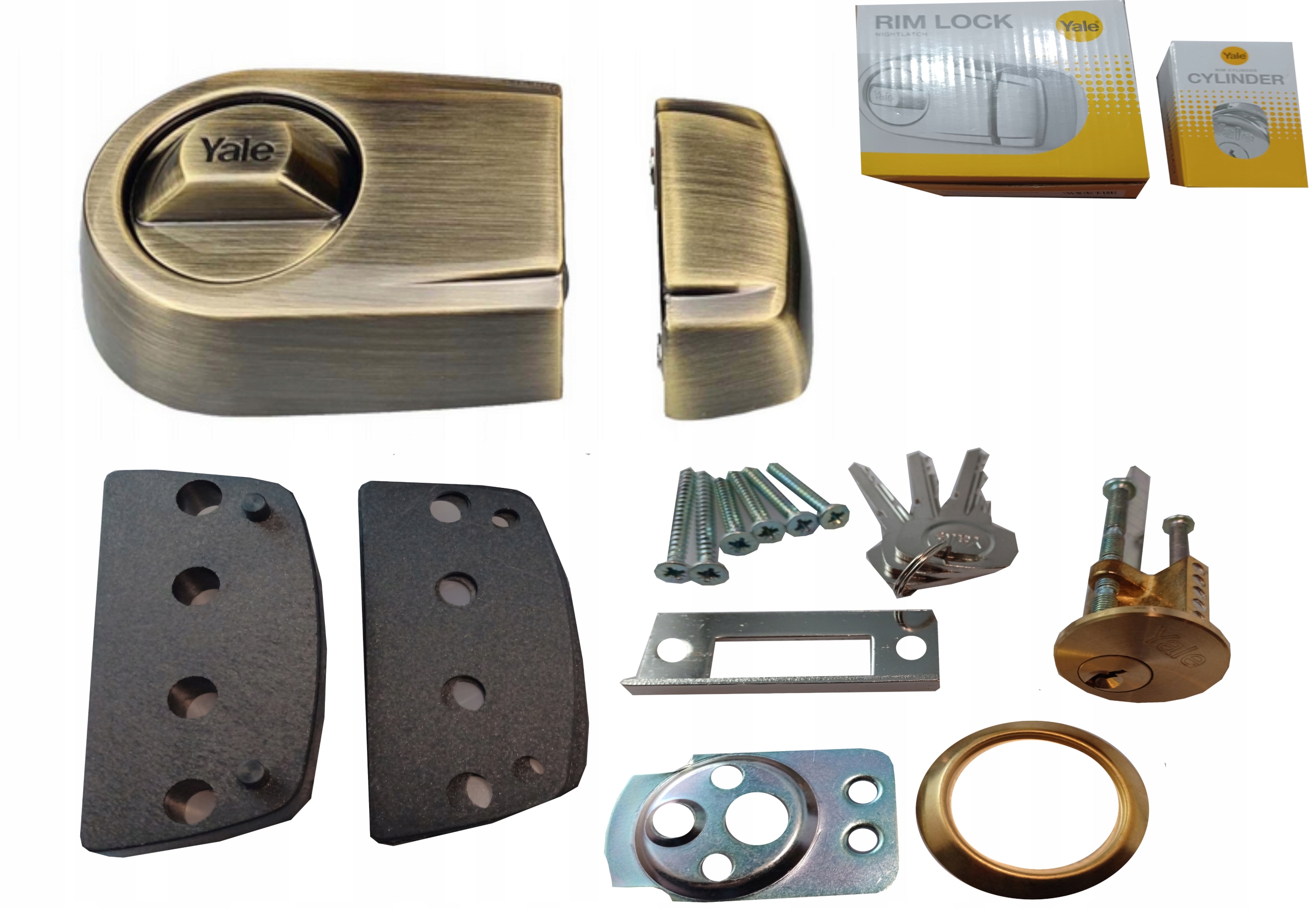 Vrchní Zámek Lukostřelec Yale Y2T Assa Abloy Patina Vložka 3 Klíče