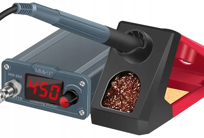 Stacja lutownicza MMHJ 72W LED GROT T12 180-450' PAMIĘĆ