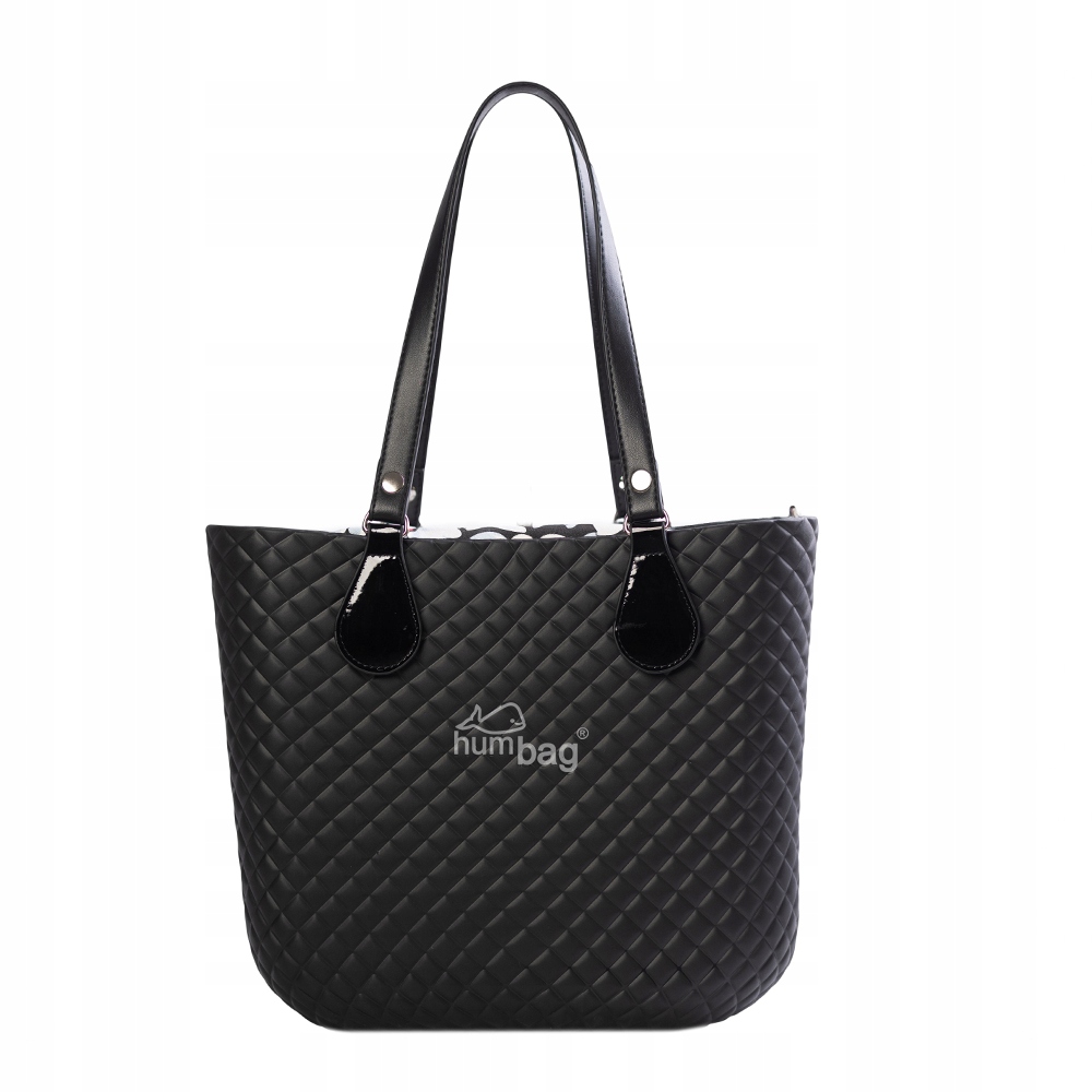 Taška Humbag Black Pikovaná Mini Black Flower