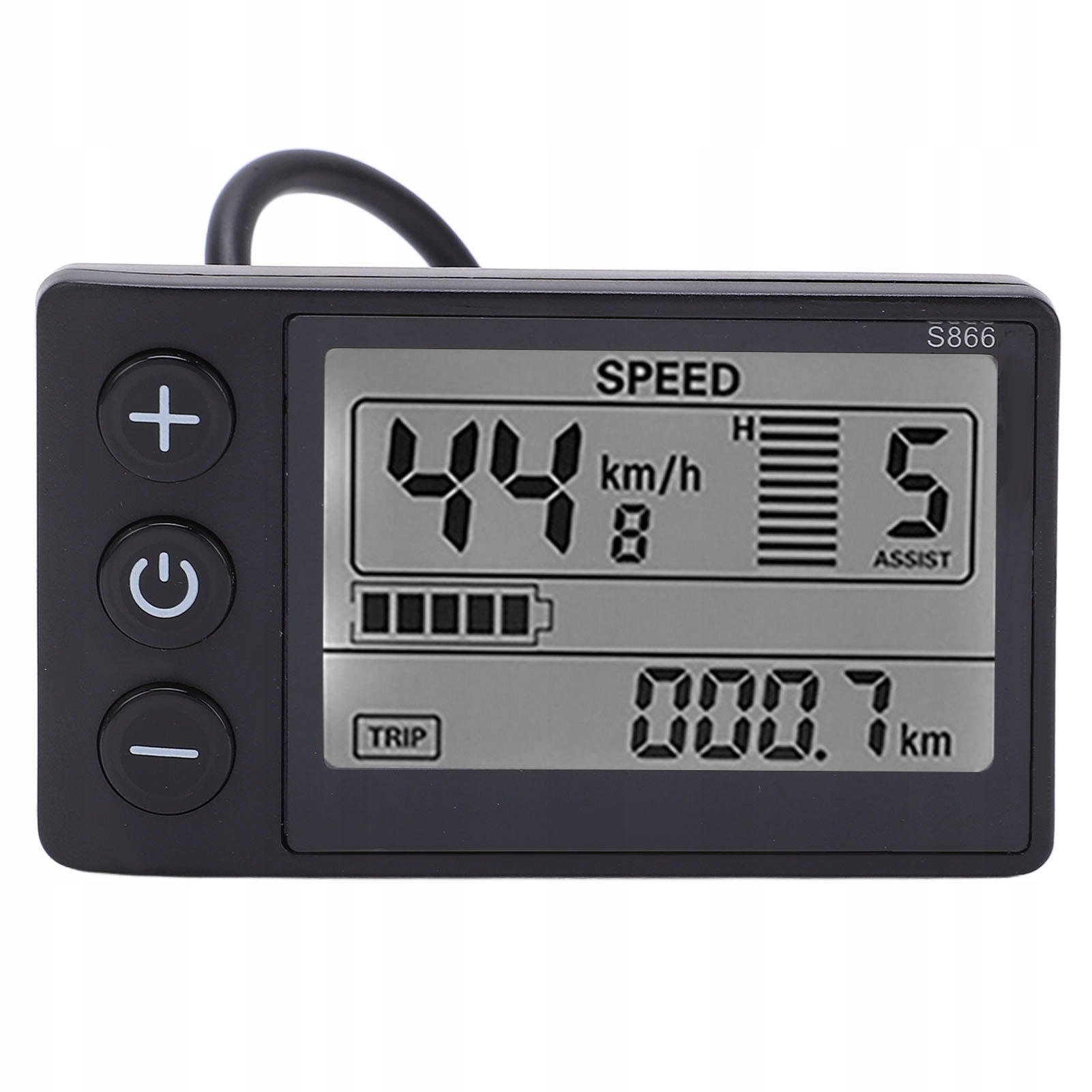 Miernik Wyświetlacz S866 LCD 24V 36V 48V Rower