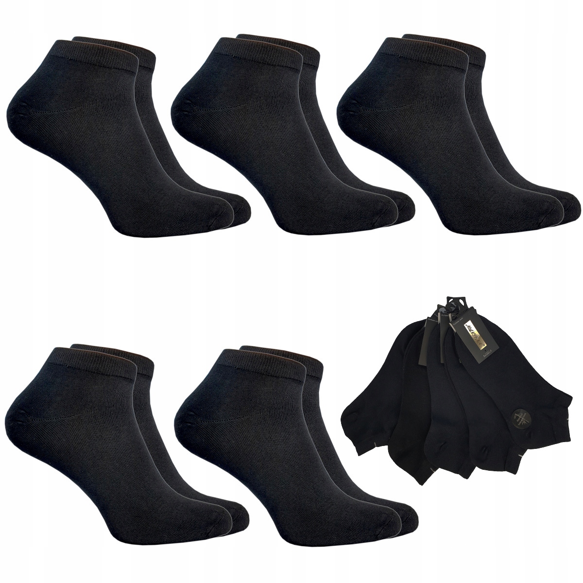 

5xSTOPKI Bambusowe Męskie Skarpety Premium Krótkie